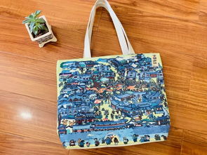 青州農(nóng)民畫(huà)衍生品 農(nóng)民畫(huà)布包